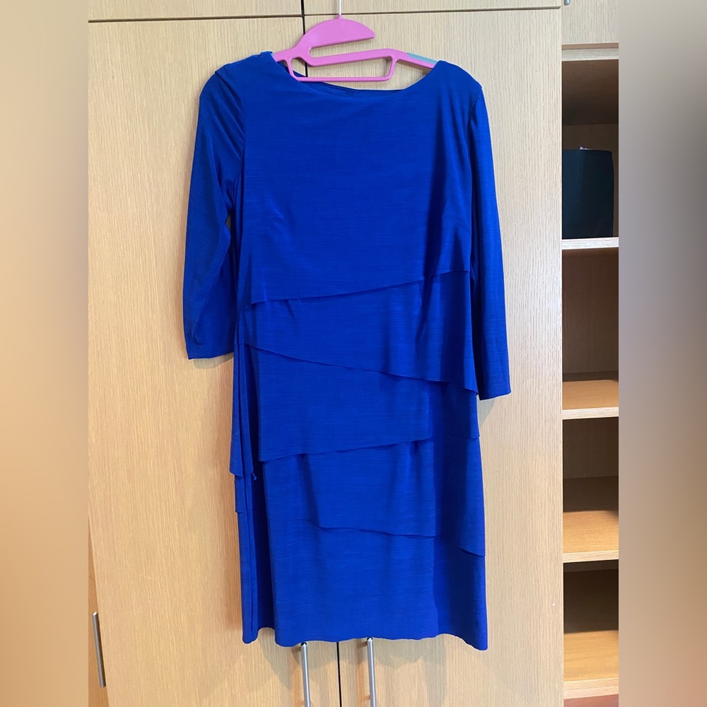 Tahari Royal Blue Dress
